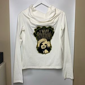 Dolce & Gabbana cowl neck long sleeves shirt